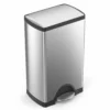 simplehuman Trash Cans 38-Liter Brushed Stainless Steel Steel Trash Can with Lid 1 simplehuman Trash Cans 38-Liter Brushed Stainless Steel Steel Trash Can with Lid -Cleaning Supplies Sales Shop 00434003 scaled