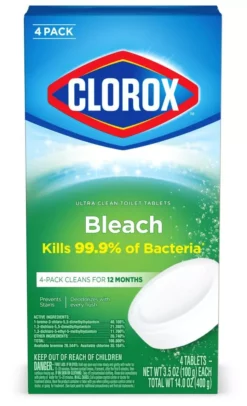 Clorox Toilet Bowl Cleaners 4-Count Toilet Bowl Cleaner