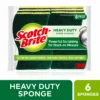 Scotch-Brite Sponges & Scouring Pads Heavy Duty 6-Pack Cellulose Sponge with Scouring Pad -Cleaning Supplies Sales Shop 03542157 scaled