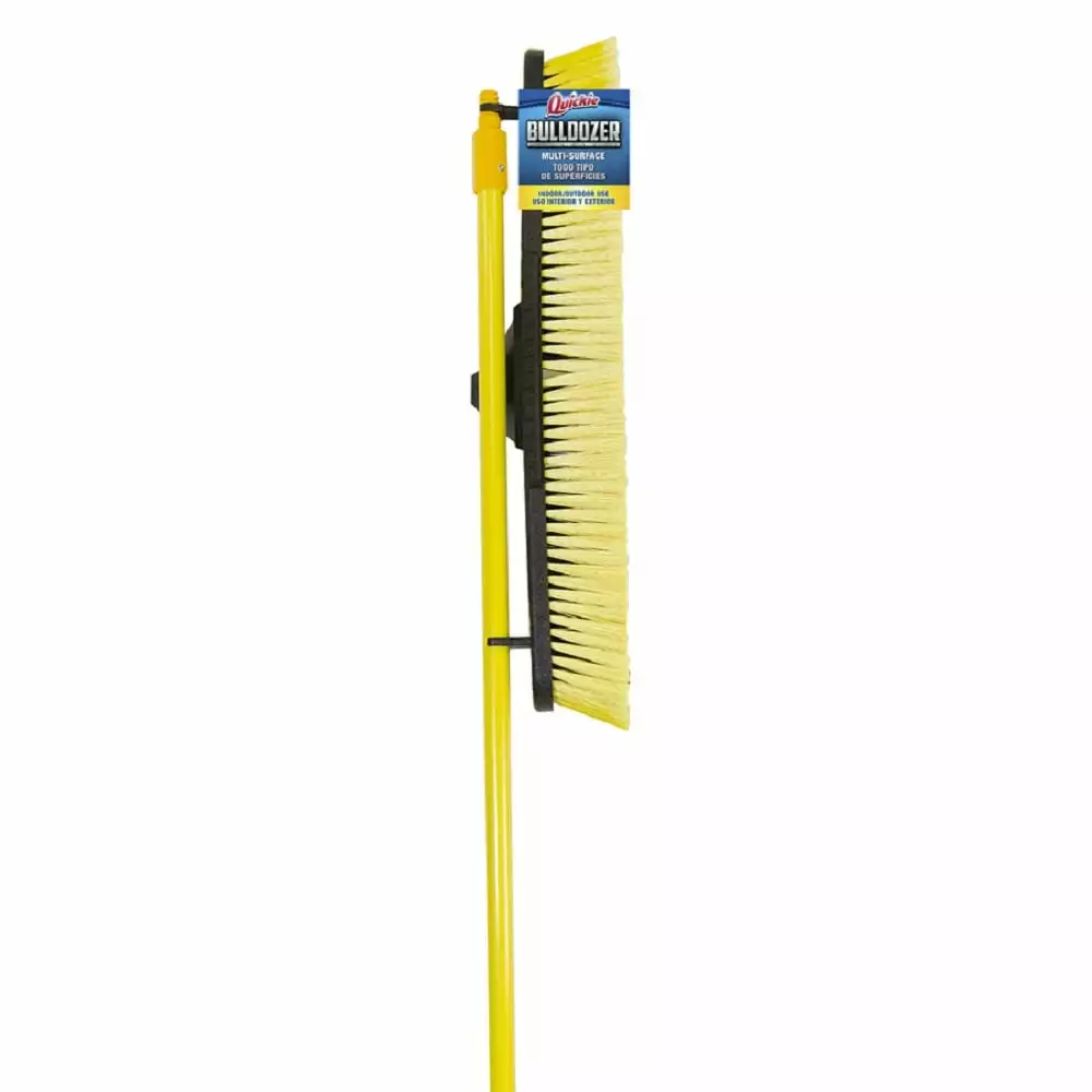 Quickie BULLDOZER Brooms 24-in Poly Fiber All-Purpose Push Broom 4 Quickie BULLDOZER Brooms 24-in Poly Fiber All-Purpose Push Broom - Image 2
