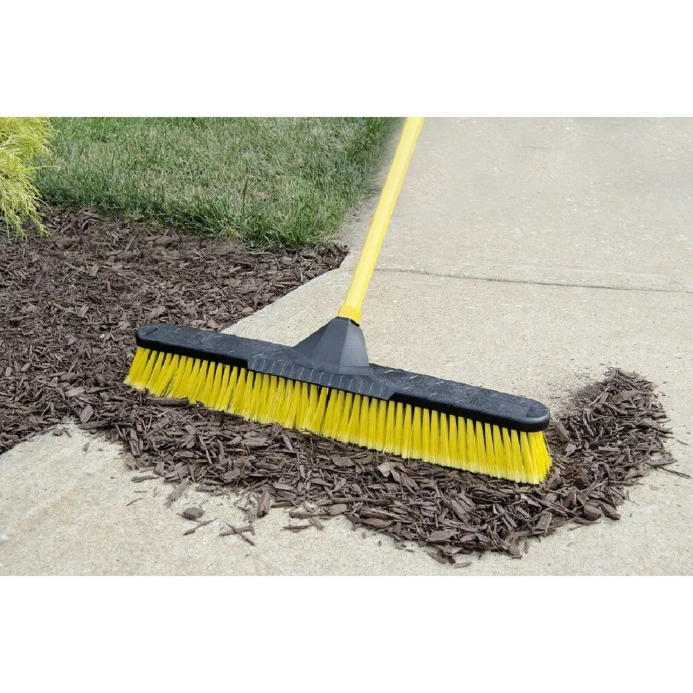 Quickie BULLDOZER Brooms 24-in Poly Fiber All-Purpose Push Broom 5 Quickie BULLDOZER Brooms 24-in Poly Fiber All-Purpose Push Broom - Image 3