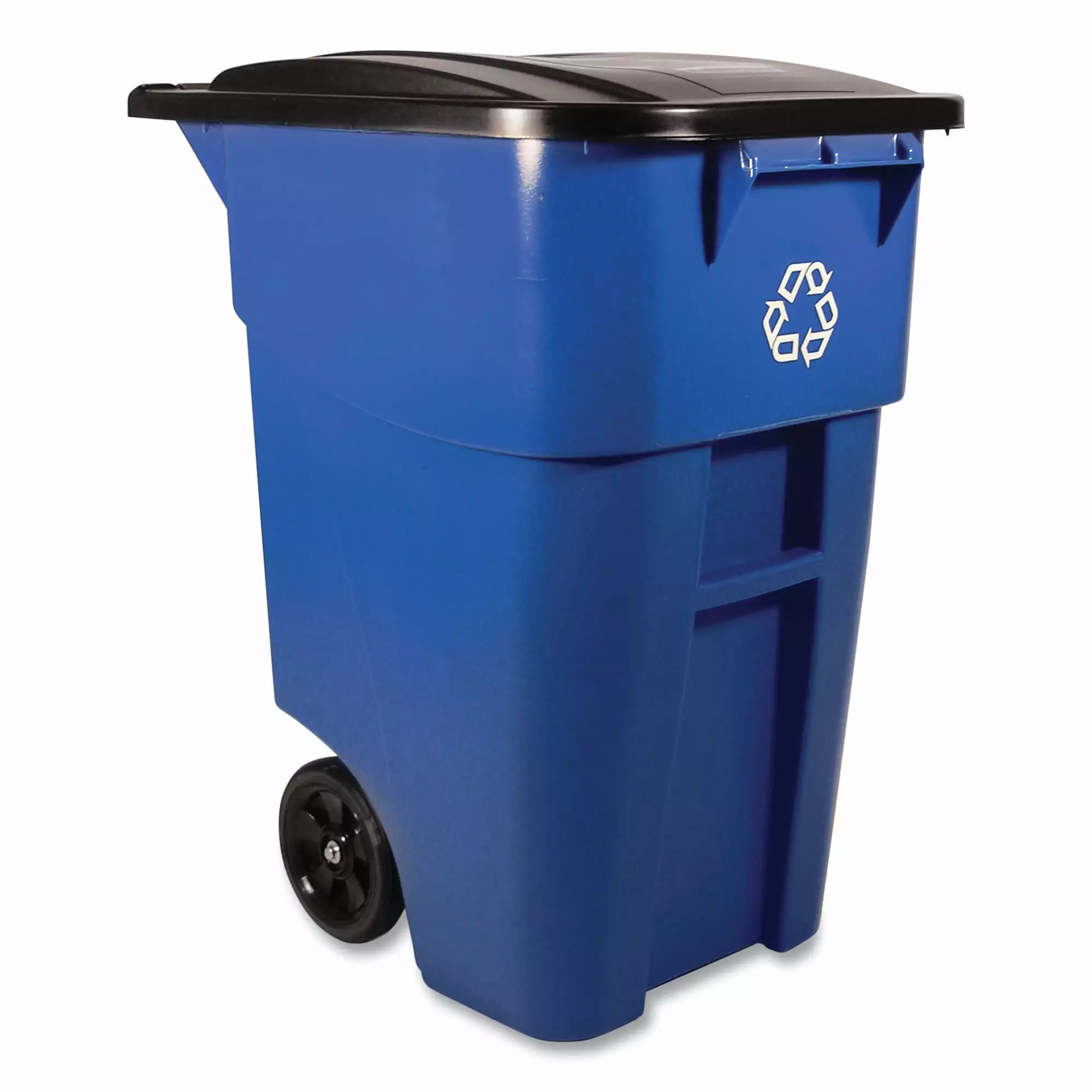 Rubbermaid Commercial Products Recycling Bins 50-Gallon Blue Commercial Outdoor Recycling Bin 3 Rubbermaid Commercial Products Recycling Bins 50-Gallon Blue Commercial Outdoor Recycling Bin