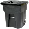 Toter Trash Cans Trash Can 64-Gallon Blackstone Plastic Wheeled Trash Can with Lid -Cleaning Supplies Sales Shop 04518922