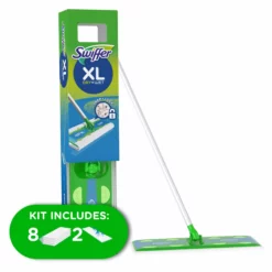 Swiffer Wet Mops Sweeper Dry and Wet XL Sweeping Kit Blend Non-Wringing Flat Wet Mop