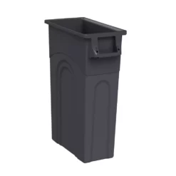 Blue Hawk Trash Cans 23-Gallon Black Plastic Touchless Trash Can