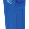 Blue Hawk Recycling Bins 23-Gallon Blue Outdoor Recycling Bin -Cleaning Supplies Sales Shop 05118677