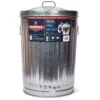 Behrens Trash Cans 20-Gallon Galvanized Steel Trash Can with Lid -Cleaning Supplies Sales Shop 05120581