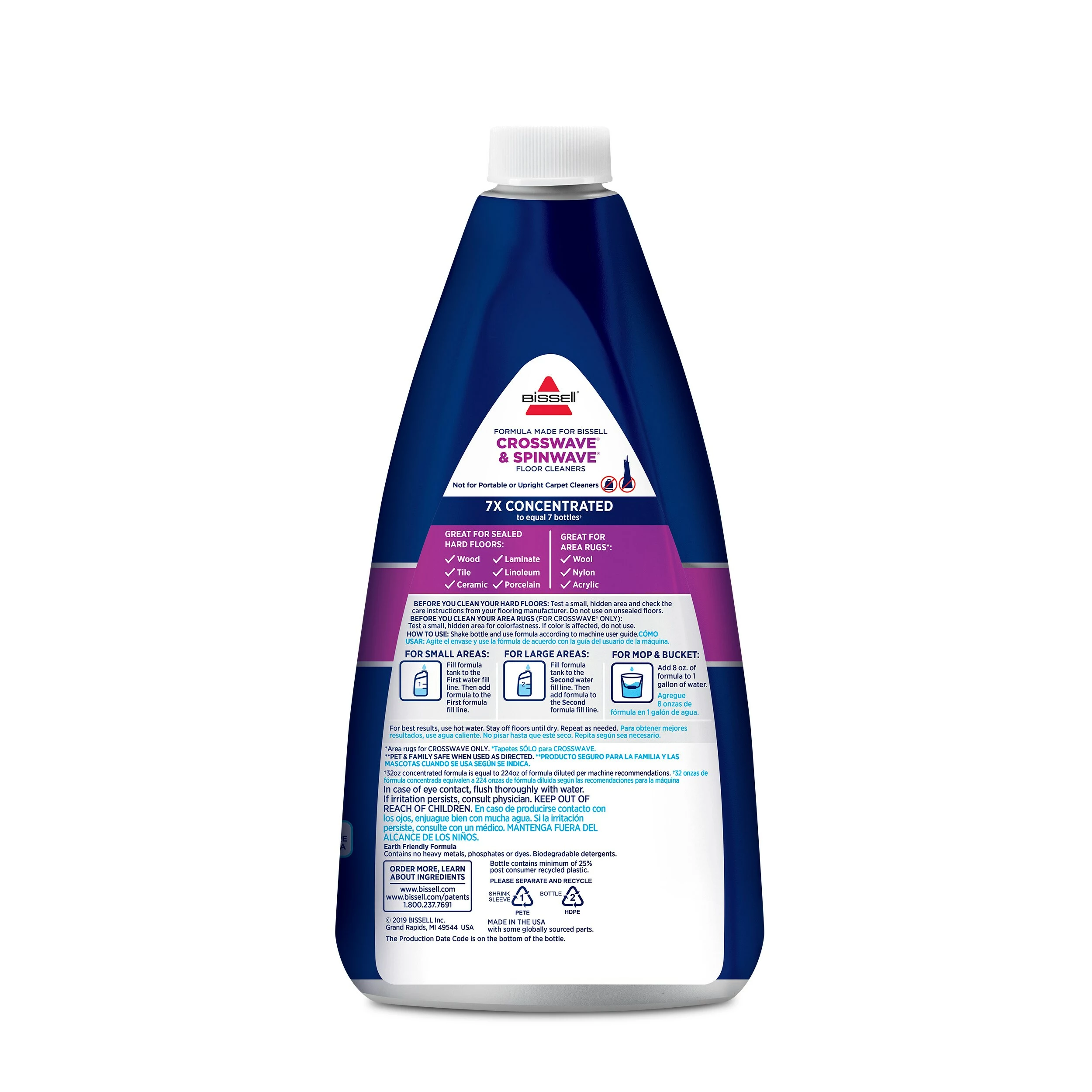 BISSELL Steam Cleaner Chemicals CrossWave 32-fl oz Concentrated Steam Cleaner Chemical 4 BISSELL Steam Cleaner Chemicals CrossWave 32-fl oz Concentrated Steam Cleaner Chemical - Image 2