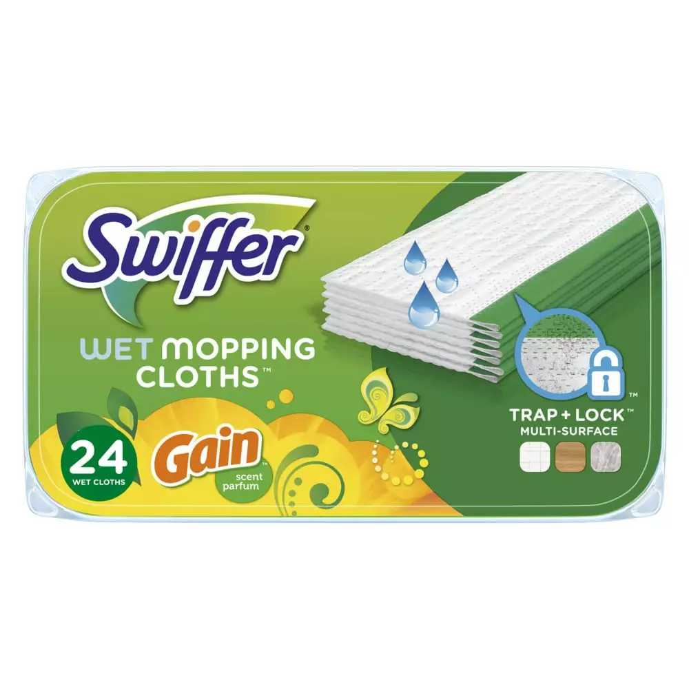 Swiffer Mop Refills & Replacement Heads Sweeper Wet Mopping Cloths Microfiber Refill (24-Pack) 3 Swiffer Mop Refills & Replacement Heads Sweeper Wet Mopping Cloths Microfiber Refill (24-Pack)