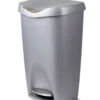 Umbra Trash Cans Cans 50-Liter Nickel Plastic Trash Can with Lid 2 Umbra Trash Cans Cans 50-Liter Nickel Plastic Trash Can with Lid -Cleaning Supplies Sales Shop 07721725