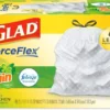 Glad Trash Bags Odor Shield 50-Pack 13-Gallon Gain Original White Polypropylene Kitchen Trash Bag 2 Glad Trash Bags Odor Shield 50-Pack 13-Gallon Gain Original White Polypropylene Kitchen Trash Bag -Cleaning Supplies Sales Shop 07802170
