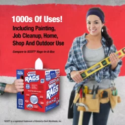 SELLARS Cleaning Cloths 200-Pack Paper Towel -Cleaning Supplies Sales Shop 07913013 scaled