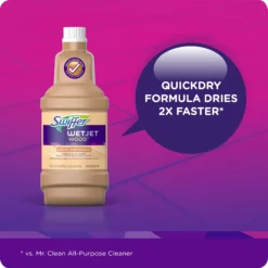 Swiffer Floor Cleaners WetJet wood refill 2-Pack 42.2-fl oz Liquid Floor Cleaner -Cleaning Supplies Sales Shop 08558821