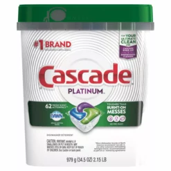 Cascade Platinum ActionPacs 62-Count Fresh Dishwasher Detergent