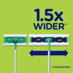 Swiffer Wet Mops Sweeper Dry and Wet XL Sweeping Kit Blend Non-Wringing Flat Wet Mop -Cleaning Supplies Sales Shop 08708936