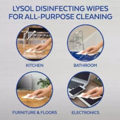 LYSOL All-Purpose Cleaners 75-Count Citrus Disinfectant Wipes All-Purpose Cleaner -Cleaning Supplies Sales Shop 08809659