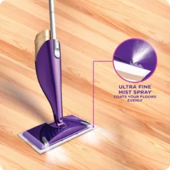 Swiffer Spray Mops WetJet wood Double Nozzle 16.9-fl oz Spray Mop -Cleaning Supplies Sales Shop 09335751