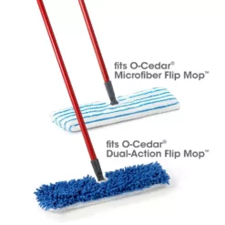 O-Cedar Mop Refills & Replacement Heads Dual Action Flip Mop Microfiber Replacement Pad -Cleaning Supplies Sales Shop 09403573