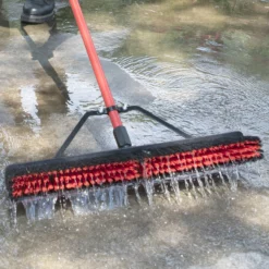 CRAFTSMAN Brooms 24-in Poly Fiber 2-in-1 Squeegee Push Broom -Cleaning Supplies Sales Shop 09841185 scaled