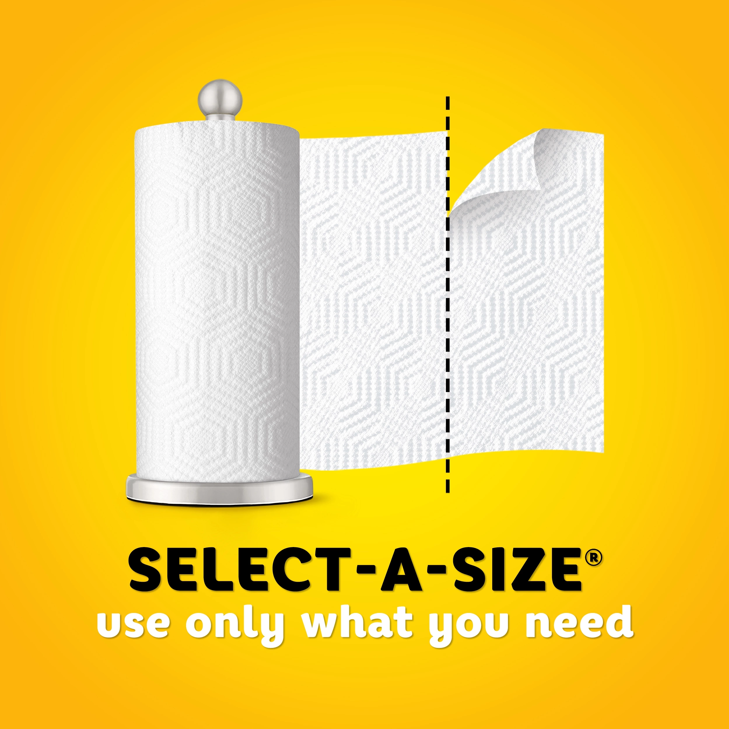 Bounty Essentials Select-a-Size Big-Roll 6-Count Paper Towels 6 Bounty Essentials Select-a-Size Big-Roll 6-Count Paper Towels - Image 4