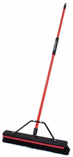 CRAFTSMAN Brooms 24-in Poly Fiber 2-in-1 Squeegee Push Broom -Cleaning Supplies Sales Shop 10004931 scaled