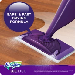 Swiffer Floor Cleaners WetJet liquid refill 2-Pack 42.2-fl oz Liquid Floor Cleaner -Cleaning Supplies Sales Shop 10123862