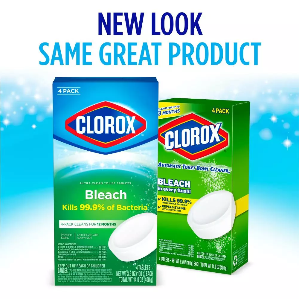 Clorox Toilet Bowl Cleaners 4-Count Toilet Bowl Cleaner 4 Clorox Toilet Bowl Cleaners 4-Count Toilet Bowl Cleaner - Image 2