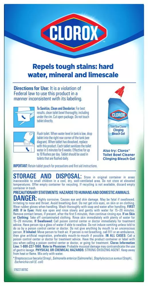 Clorox Toilet Bowl Cleaners 4-Count Toilet Bowl Cleaner 5 Clorox Toilet Bowl Cleaners 4-Count Toilet Bowl Cleaner - Image 3