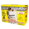 Haultail Trash Bags Woven Contractor Bag 20-Pack 42-Gallon White Outdoor Polypropylene Construction Trash Bag