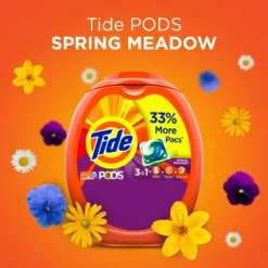 Tide Pods 96-Count Spring Meadow HE Laundry Detergent -Cleaning Supplies Sales Shop 10404550