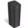 iTouchless Trash Cans 14-Gallon Black Stainless Metal Touchless Trash Can with Lid -Cleaning Supplies Sales Shop 10421216