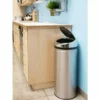 iTouchless Trash Cans 13-Gallon Stainless Steel Metal Touchless Trash Can with Lid -Cleaning Supplies Sales Shop 10421265