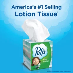 Puffs Facial Tissues 4-Pack Facial Tissue (56-Count) -Cleaning Supplies Sales Shop 10448029