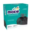 MOXIE Trash Bags 50-Pack 33-Gallon Black Outdoor Plastic Wastebasket Trash Bag -Cleaning Supplies Sales Shop 10799938
