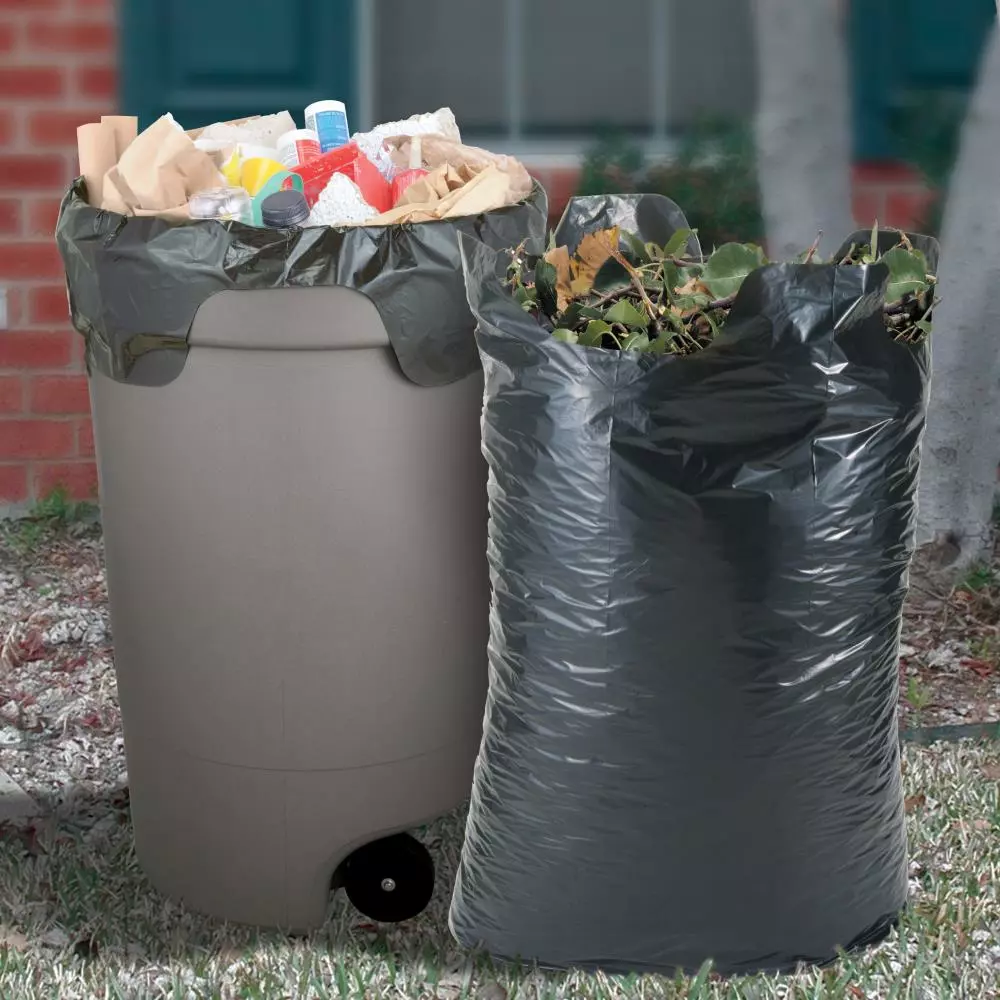 Contractor's Choice Trash Bags Contractor 50-Pack 39-Gallon Black Outdoor Plastic Construction Trash Bag 5 Contractor's Choice Trash Bags Contractor 50-Pack 39-Gallon Black Outdoor Plastic Construction Trash Bag - Image 3