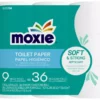 MOXIE 9 Mega Roll Toilet Paper 9-Pack Toilet Paper -Cleaning Supplies Sales Shop 10945899