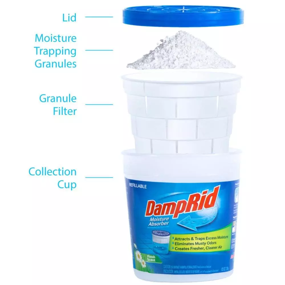 DampRid Moisture Absorbers 10.5-oz Fresh Bucket Moisture Absorber (2-Pack) 7 DampRid Moisture Absorbers 10.5-oz Fresh Bucket Moisture Absorber (2-Pack) - Image 5