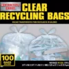 Contractor's Choice Trash Bags 45-Gallon Clear Outdoor Plastic Recycling Trash Bag 1 Contractor's Choice Trash Bags 45-Gallon Clear Outdoor Plastic Recycling Trash Bag -Cleaning Supplies Sales Shop 12158237