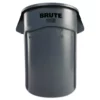 Rubbermaid Commercial Products Trash Cans 44-Gallon Gray Plastic Commercial Touchless Trash Can