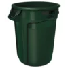 Rubbermaid Commercial Products Trash Cans 32-Gallon Dark Green Plastic Commercial Touchless Trash Can -Cleaning Supplies Sales Shop 13799832