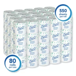 SCOTT 80-Pack Toilet Paper -Cleaning Supplies Sales Shop 14221815