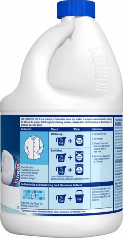 Clorox Splash-Less Liquid Bleach, Regular 77-oz Bottle -Cleaning Supplies Sales Shop 14639457 scaled