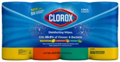 Clorox All-Purpose Cleaners 4-Pack 300-Count Citrus/Fresh/Orange Fusion Disinfectant Wipes All-Purpose Cleaner