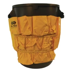 Impact Trash Can Dollies & Caddies Gator Caddy Vinyl Yellow Bag, 9 Pockets, 20w x 20.5h, Yellow