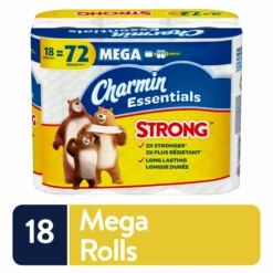 Charmin Essentials Strong Mega-Roll 18-Pack Toilet Paper