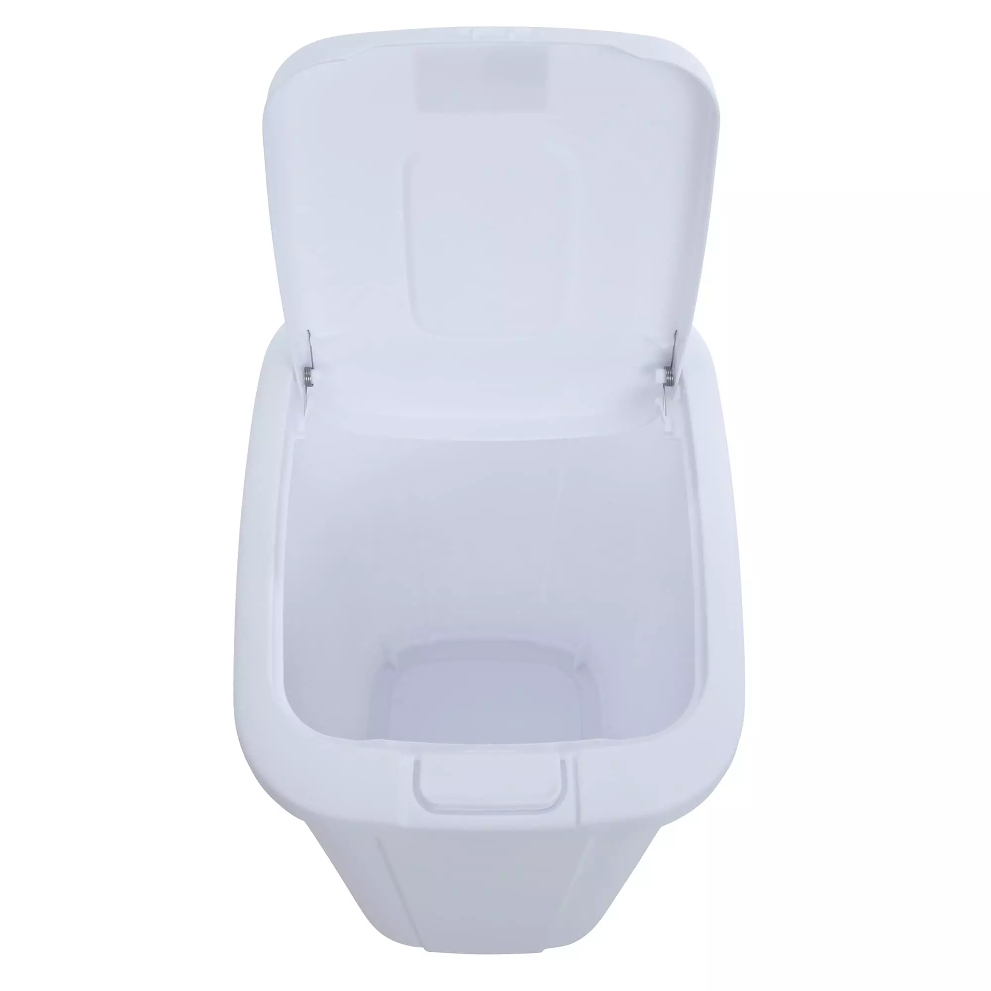 Hefty Trash Cans 13-Gallon White Plastic Trash Can with Lid 5 Hefty Trash Cans 13-Gallon White Plastic Trash Can with Lid - Image 3