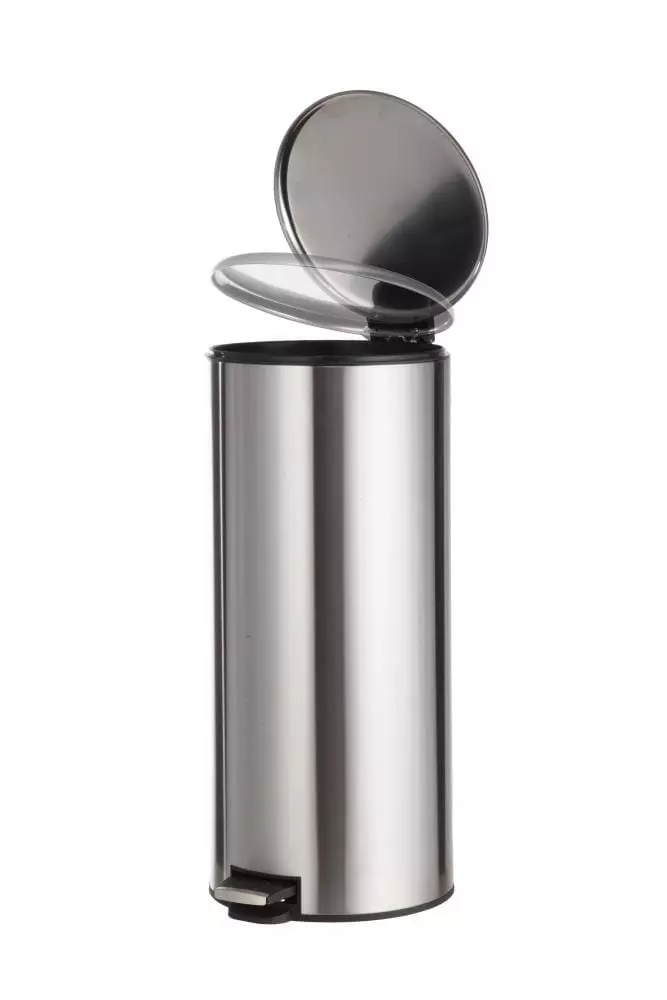 Style Selections Trash Cans 30-Liter Stainless Steel Steel Commercial Trash Can with Lid 4 Style Selections Trash Cans 30-Liter Stainless Steel Steel Commercial Trash Can with Lid - Image 2