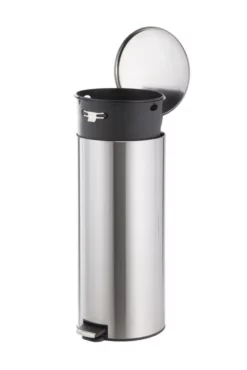 Style Selections Trash Cans 30-Liter Stainless Steel Steel Commercial Trash Can with Lid 8 Style Selections Trash Cans 30-Liter Stainless Steel Steel Commercial Trash Can with Lid -Cleaning Supplies Sales Shop 15589119