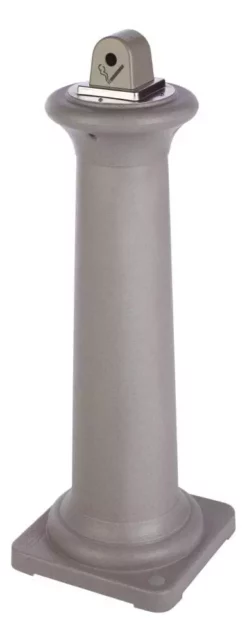 Rubbermaid Commercial Products Smoking Receptacles GROUNDSKEPPER® TUSCAN RECEPTACLE SANDSTONE