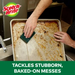 Scotch-Brite Sponges & Scouring Pads Heavy Duty 6-Pack Poly Fiber Scouring Pad -Cleaning Supplies Sales Shop 15679263 scaled